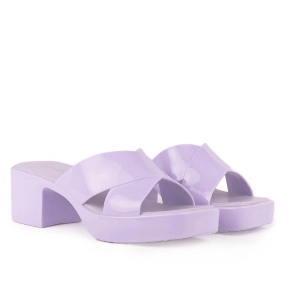Jeffery Campbell Platform Bubblegum Sandal in Lavender
